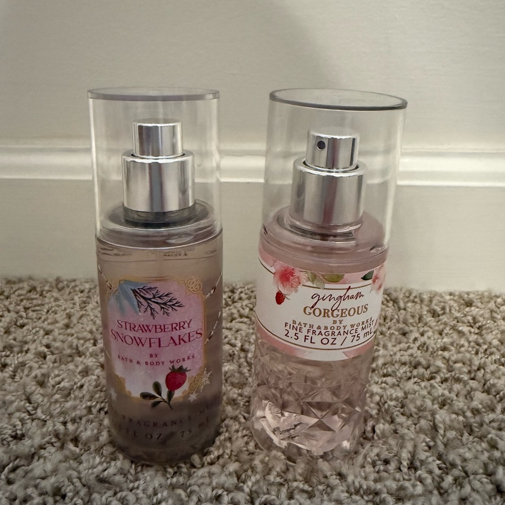 New, never used Bath & Body Works Travel size sprays